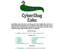 Tablet Screenshot of cyberslug.net